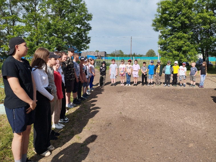 Открытие ДОЛ "Одуванчик".